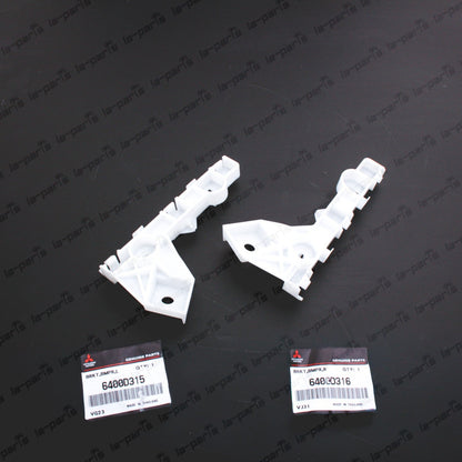 New Genuine OEM Mitsubishi 14-15 Mirage Front Bumper LH & RH Bracket Pair