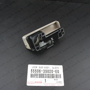 New Genuine OEM Toyota 03-09 4Runner Fawn Color Glove Box Lock 55506-35020-E0