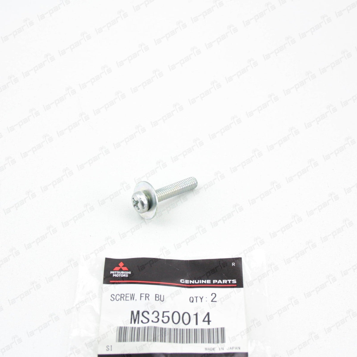New Genuine Mitsubishi License Bracket Screw MS350014 Qty 1