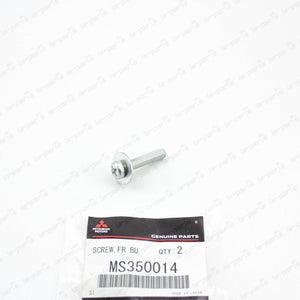 New Genuine Mitsubishi License Bracket Screw MS350014 Qty 1