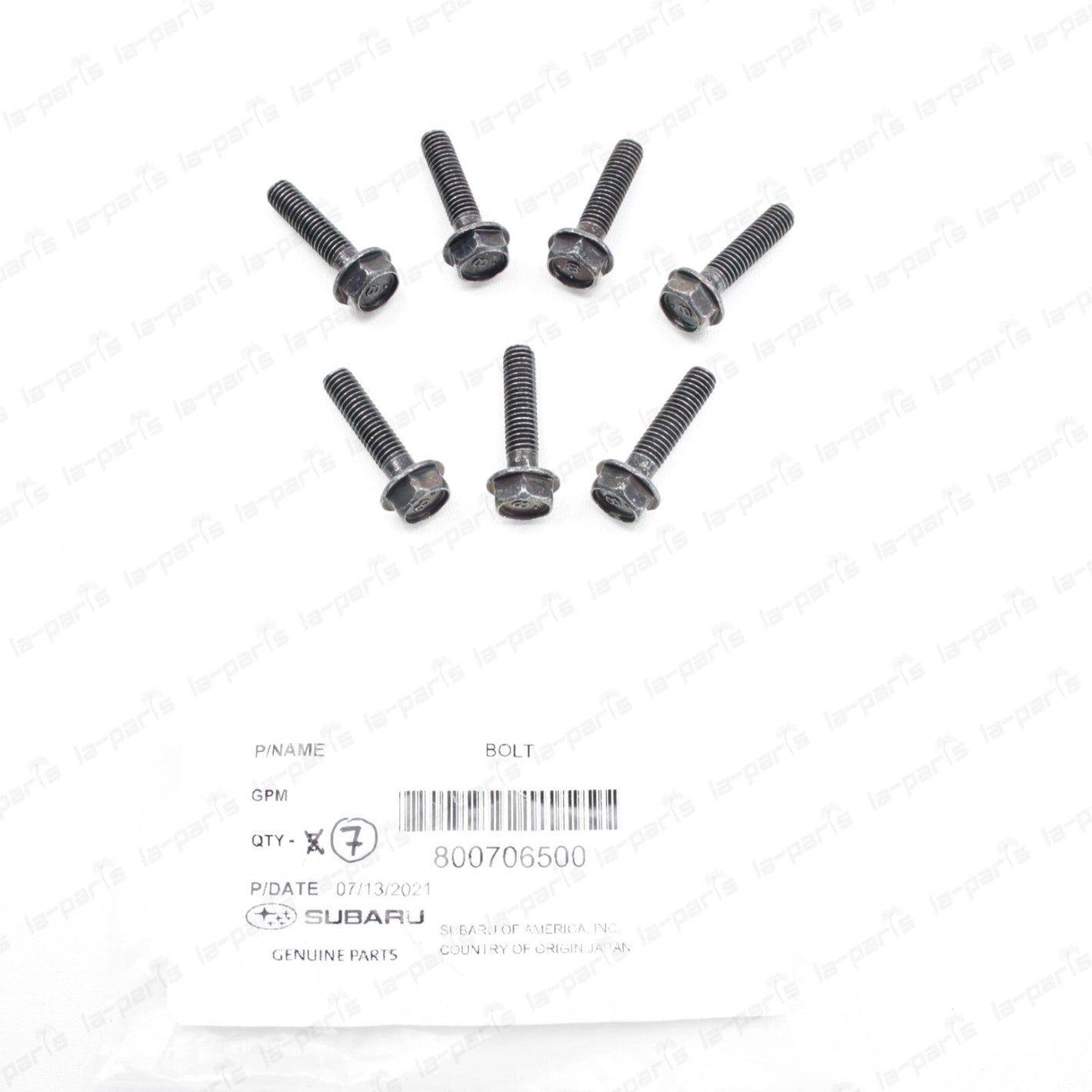 GENUINE SUBARU WRX STI FORESTER OUTBACK ENGINE OIL PUMP  BOLTS KIT 7 PCS