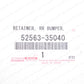 GENUINE TOYOTA 10-21 4RUNNER REAR BUMPER UPPER RETAINER DRIVER SIDE 52563-35040