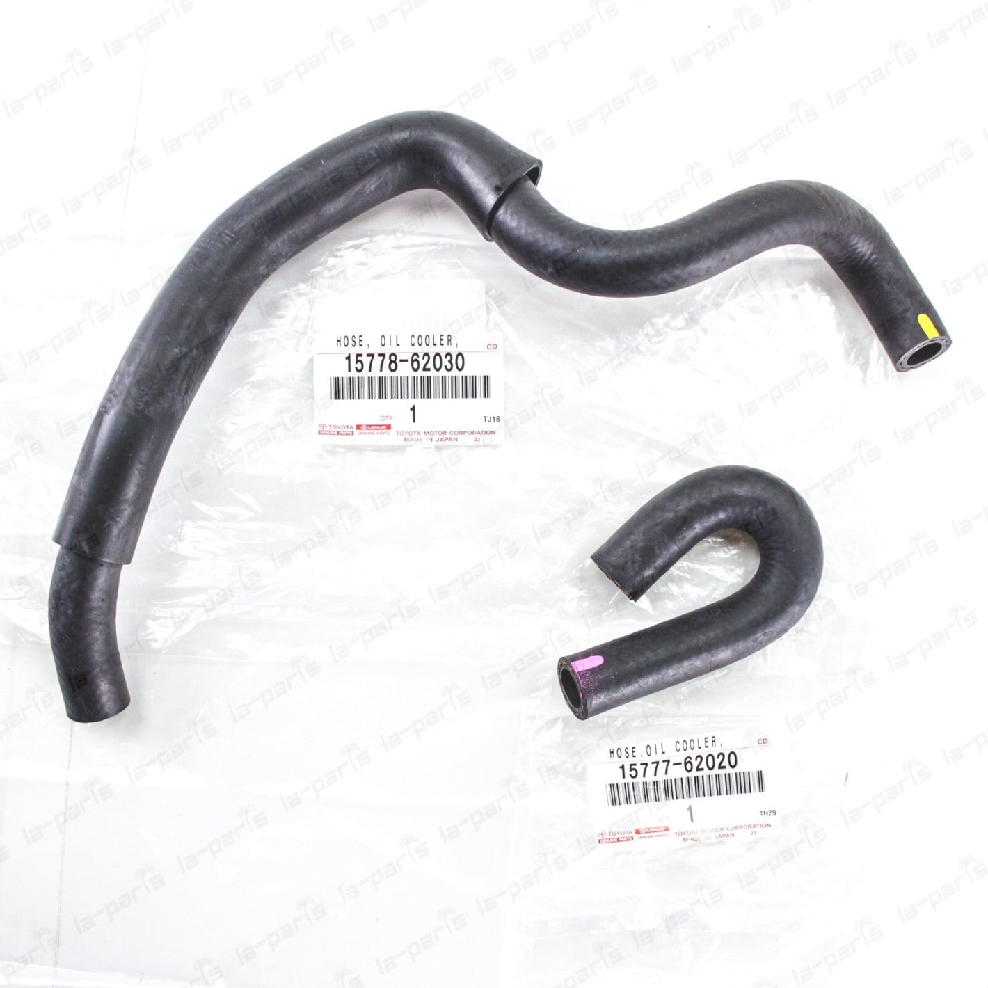 Genuine Toyota 4Runner Tacoma T100 3.4 V6 5VZFE Engine Oil Cooler By-pass Hoses