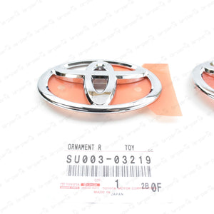 GENUINE TOYOTA 13-16 GT FT 86 SCION FR-S FRS FRONT & REAR CHROME EMBLEM BADGES