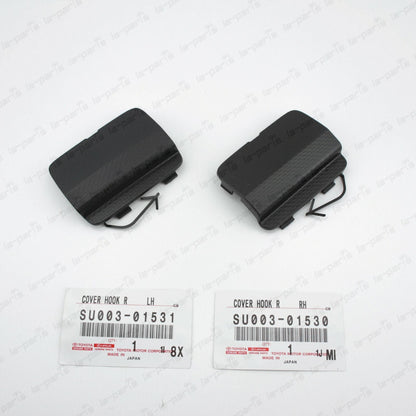 GENUINE TOYOTA SCION 13-16 FR-S 86 LEFT & RIGHT REAR BUMPER TOW EYE CAP SET OF 2