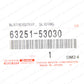 New Genuine Lexus 2006-2012 IS250 IS350 HS250h Sunroof Weatherstrip 63251-53030
