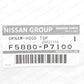 New Genuine Nissan 79-83 Datsun 280ZX S130 Front Hood Z Emblem Badge F5880-P7100
