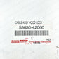 NEW GENUINE TOYOTA 2001-2005 RAV4 HOOD LOCK RELEASE CABLE ASSY 53630-42060
