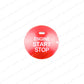 New Genuine Subaru Impreza WRX STi Forester Legacy Red Push Start Button Cover