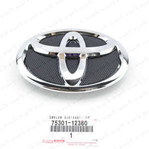 NEW GENUINE TOYOTA 2009-2013 COROLLA FRONT GRILLE BUMPER EMBLEM 75301-12380