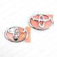 GENUINE TOYOTA 13-16 GT FT 86 SCION FR-S FRS FRONT & REAR CHROME EMBLEM BADGES
