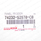 NEW GENUINE TOYOTA 2010-2014 VITZ  FRONT LEFT ARMREST UPPER PANEL 74232-52570-C0