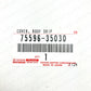 NEW GENUINE TOYOTA LEXUS ROOF HOLE COVER 75596-35030