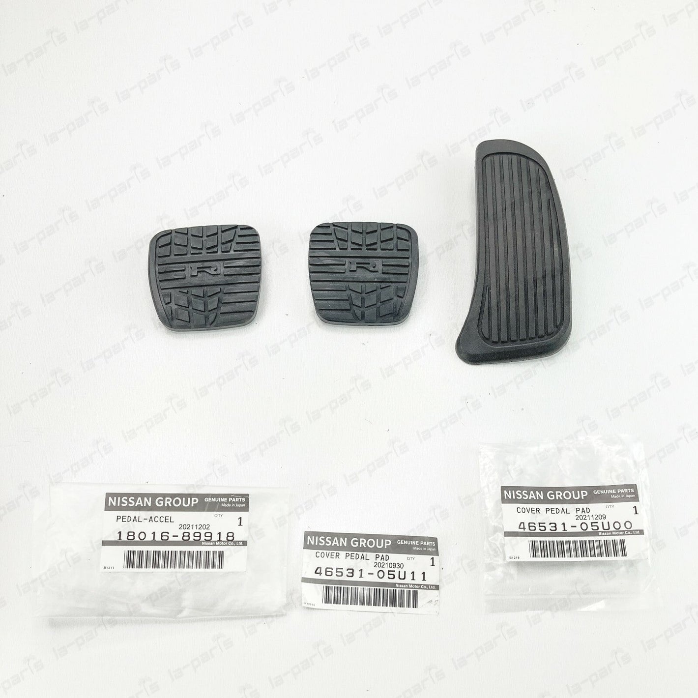 Genuine For Nissan GT-R R32 R33 R34  Accelerator Brake Clutch Pedals Pads Set 3