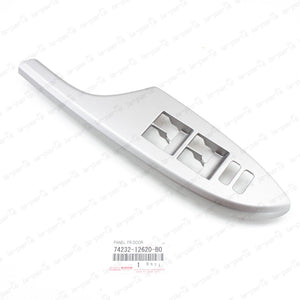 NEW GENUINE TOYOTA 09-13 COROLLA DRIVER DOOR WINDOW SWITCH BEZEL 74232-12620-B0