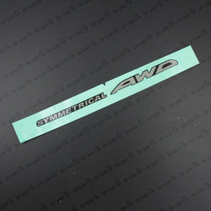 New Genuine Subaru 05-09 Impreza Symmetrical AWD Rear Window Label 91572FE040