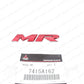 New Genuine Mitsubishi Evolution MR Emblem Rear Badge 7415A162