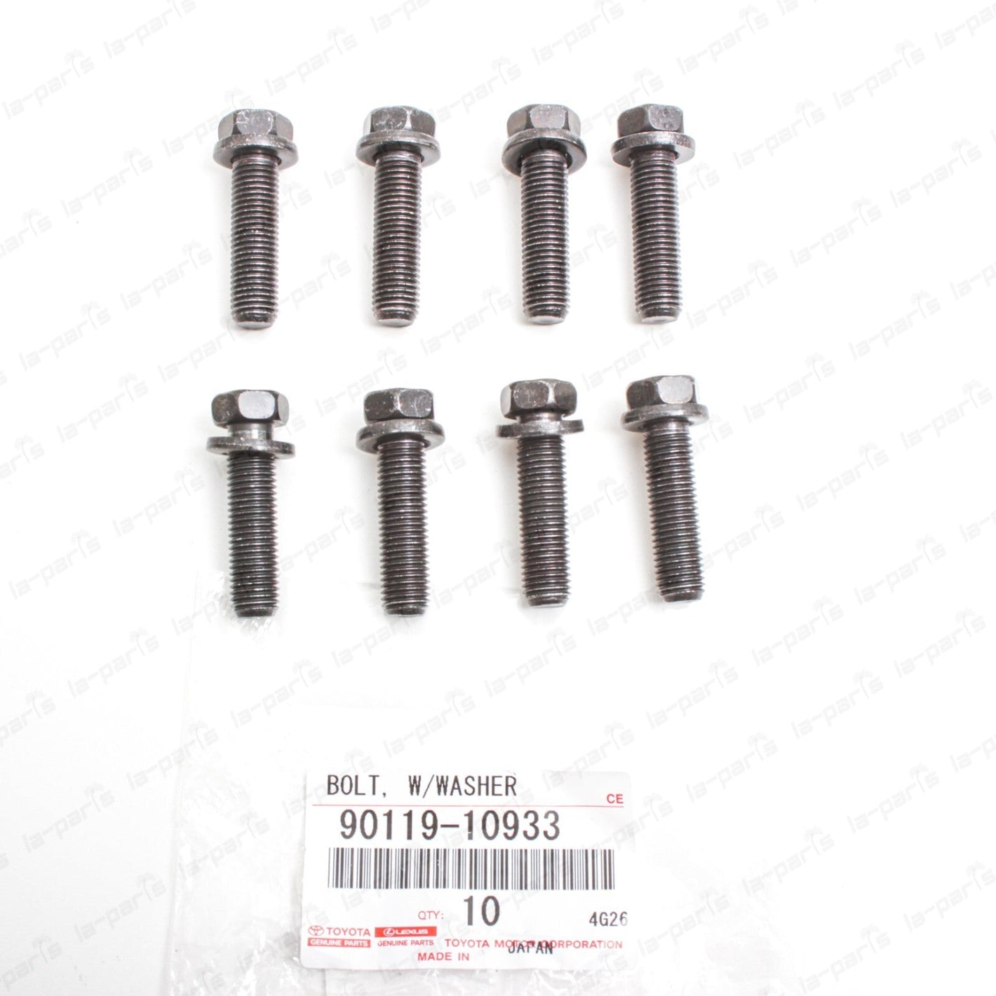 Genuine Toyota 01-04 4Runner Tacoma Lower Ball Joint Bolts 90119-10933 Set of 8