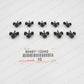 NEW GENUINE TOYOTA TACOMA RAV4 4RUNNER  90467-12040 NEW GRILLE CLIPS 10PC