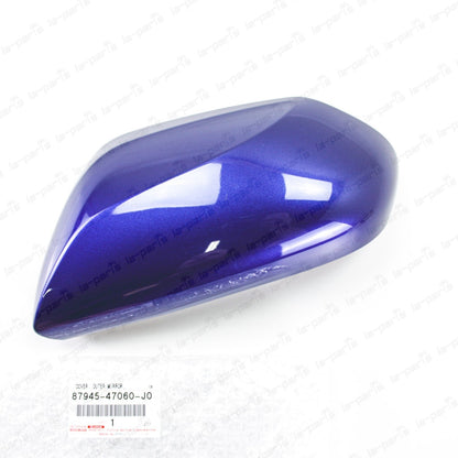 New Genuine Toyota 16-21 Prius Driver Mirror Cover Dark Blue 8W7  87945-47060-J0