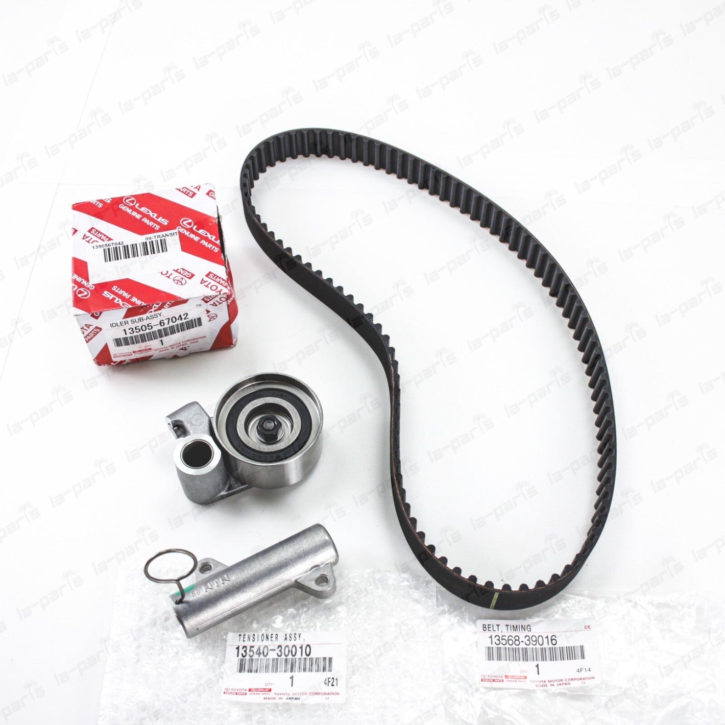New Genuine Toyota 1KDFTV 2KDFTV Timing Belt Tensioner Idler Pulley Kit SET of 3