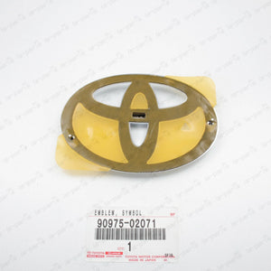 NEW GENUINE FOR TOYOTA COROLLA CAMRY RAV4 CHROME REAR BACK EMBLEM 90975-02071