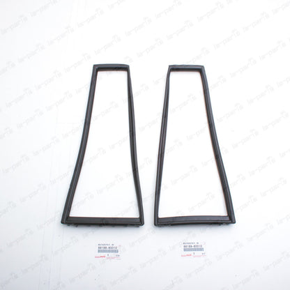 Genuine Toyota Land Cruiser FZJ80 LX450 Rear Door Quarter Window Vent Seal Pair