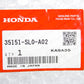 Genuine OEM Honda 91-01 Acura NSX Headlight Retract Switch Illumination Button
