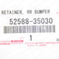 New Genuine OEM Toyota FJ Cruiser Rear Bumper Driver Side Retainer 52588-35030