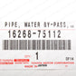 New Genuine Toyota 2005-2015 Tacoma 2.7L Water By-Pass Pipe 16268-75112