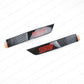 New Genuine OEM Subaru 15-16 WRX STi Black Fender Emblem Molding Badge Pair