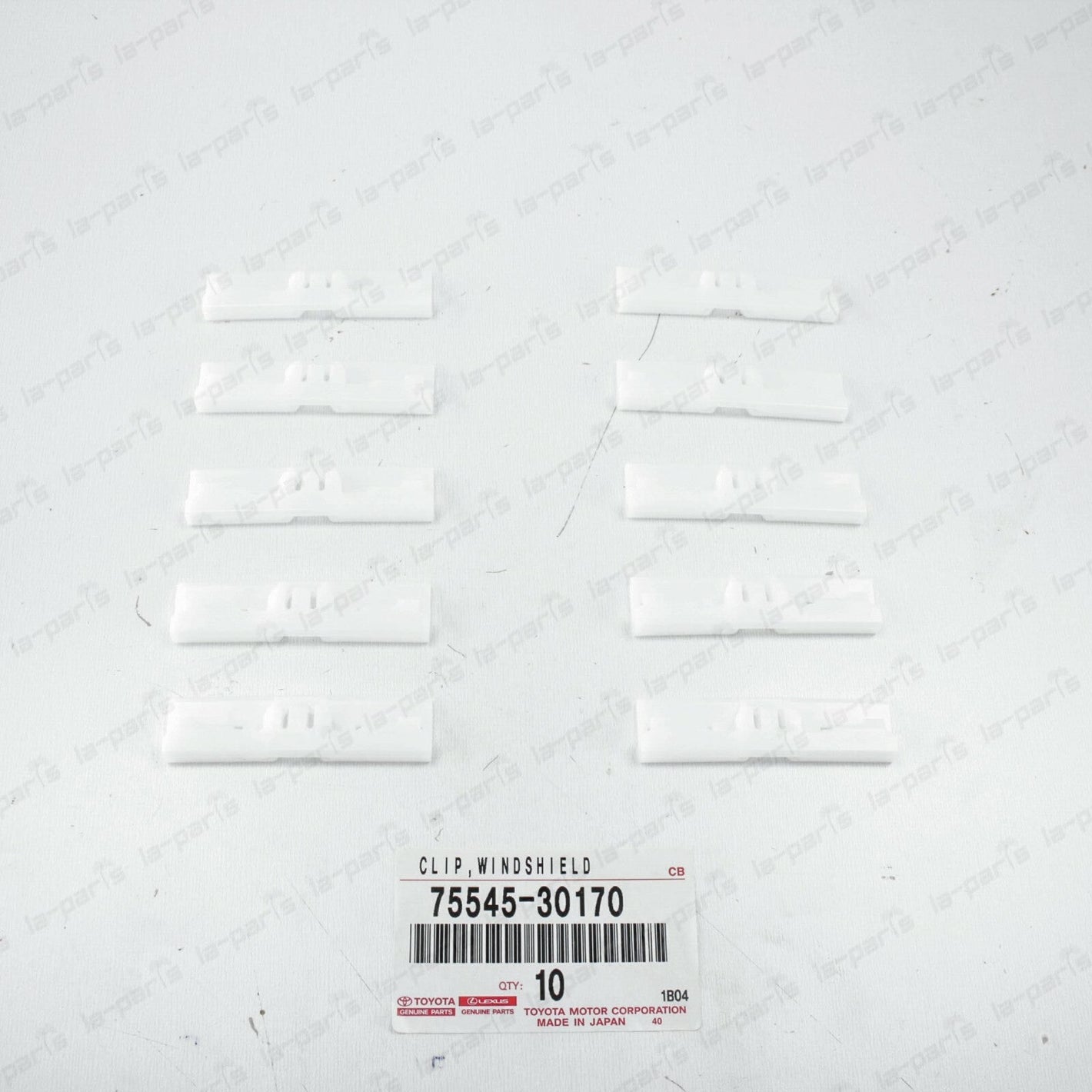 NEW GENUINE FOR LEXUS IS250 IS350 2014-2018 WINDSHIELD SIDE MOULDING CLIPS SET