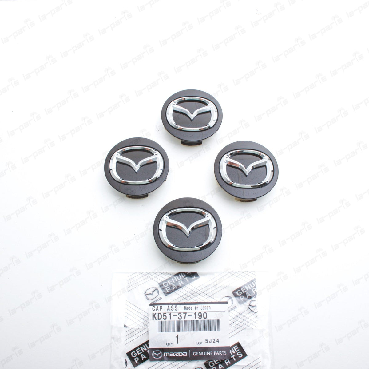 New Genuine OEM Mazda 13-25 3 CX-3 CX-5 CX-9 Wheel Center Cap KD51-37-190 Qty:4
