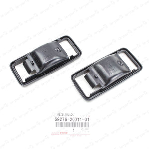GENUINE FOR TOYOTA LAND CRUISER FJ40  FRONT DOOR INSIDE HANDLE BEZEL SET OF 2
