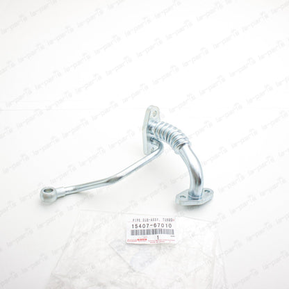 New Genuine Toyota 1KZ-TE Diesel Turbo Oil Pipe 15407-67010