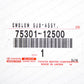 New Genuine OEM Toyota 17-18 Corolla iM Front Grille Emblem 75301-12500