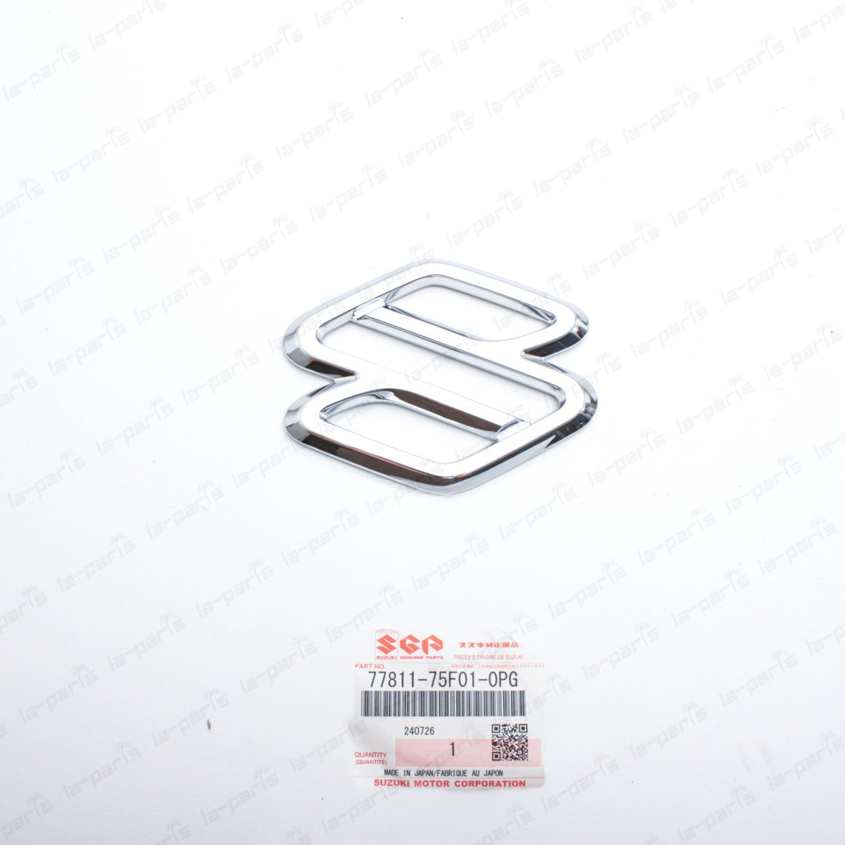 New Genuine OEM Suzuki 01-05 Grand Vitara XL-7 Front Emblem 77811-75F01-0PG