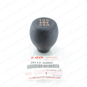GENUINE SUZUKI 1986-1988 SAMURAI JIMNY SHIFT KNOB 12MM BLACK 5 SPEED 28113-83002