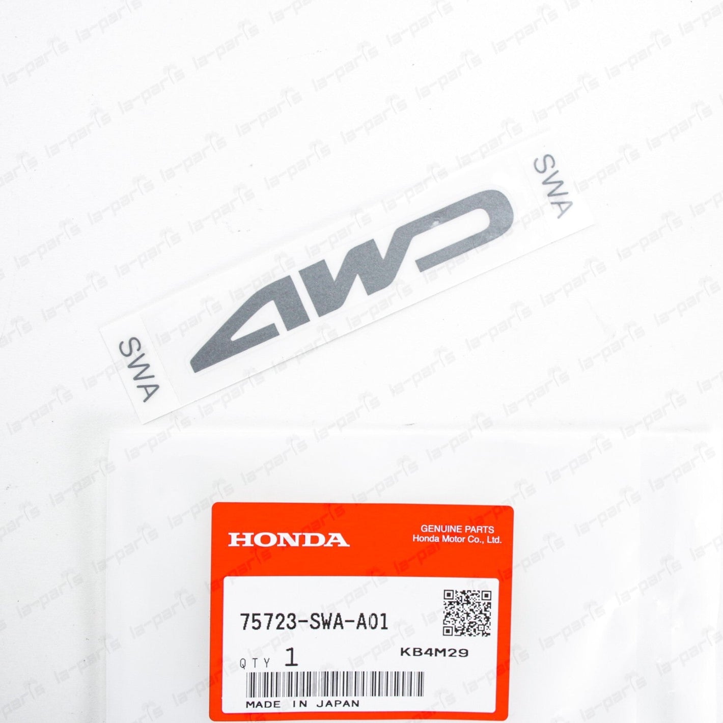 New Genuine OEM Honda 07-09 CR-V 4WD Decal Sticker 75723-SWA-A01