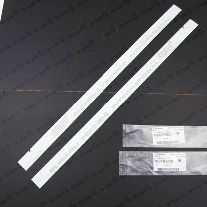 New Genuine Subaru 2004 Impreza WRX STi GDB Side Front Door STi Decals Stickers
