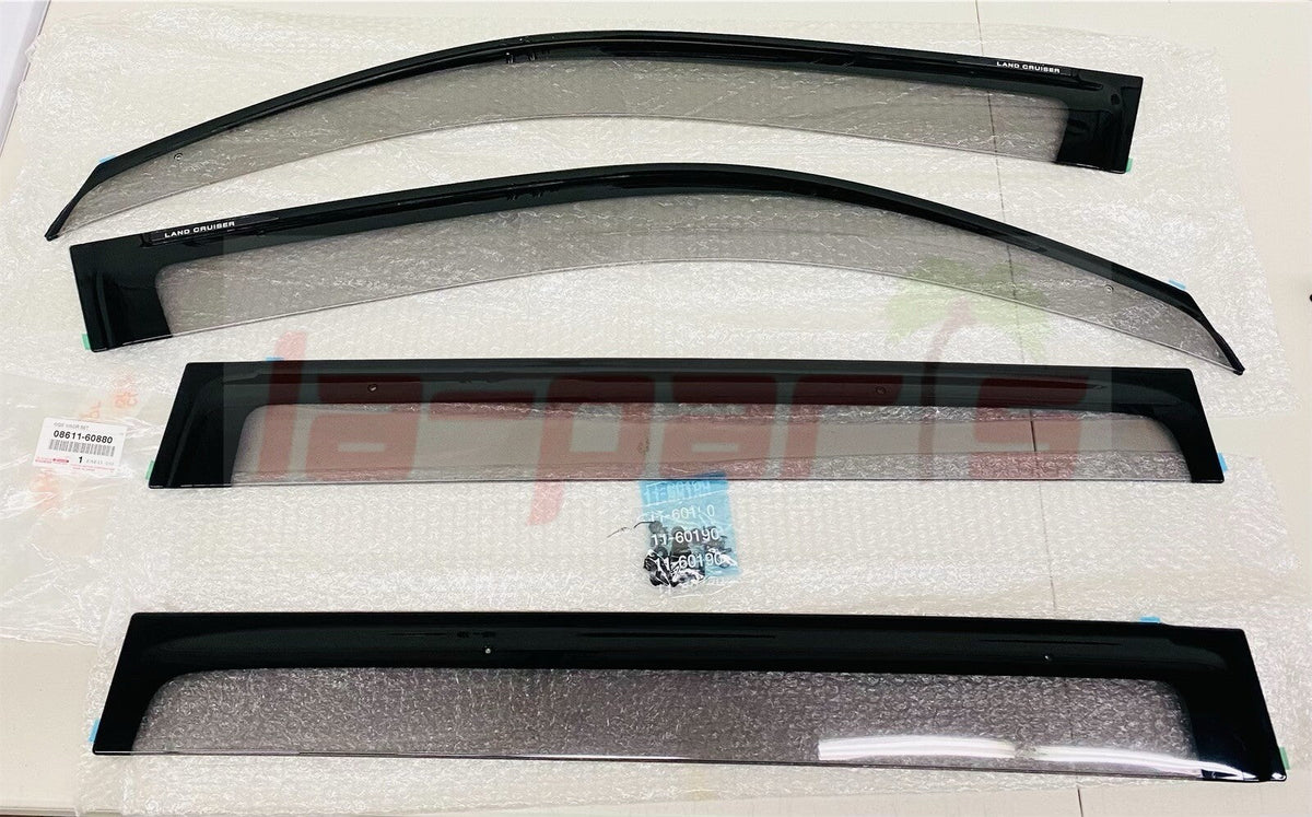 NEW GENUINE FOR TOYOTA LAND CRUISER 200 LEXUS LX570 SIDE VISOR SET 08611-60880