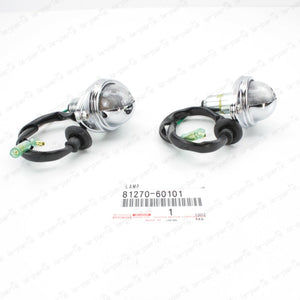 Genuine Toyota 79-84 Land Cruiser BJ FJ40 Rear License Plate Light Lamp SET OF 2