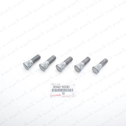 New Genuine OEM Toyota Tundra Sequoia Tacoma Wheel Lug Stud 90942-02083 Qty:5