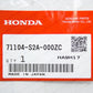 New Genuine Honda 00-03 S2000 AP1 Grand Prix White NH565 Front Tow Hook Cover