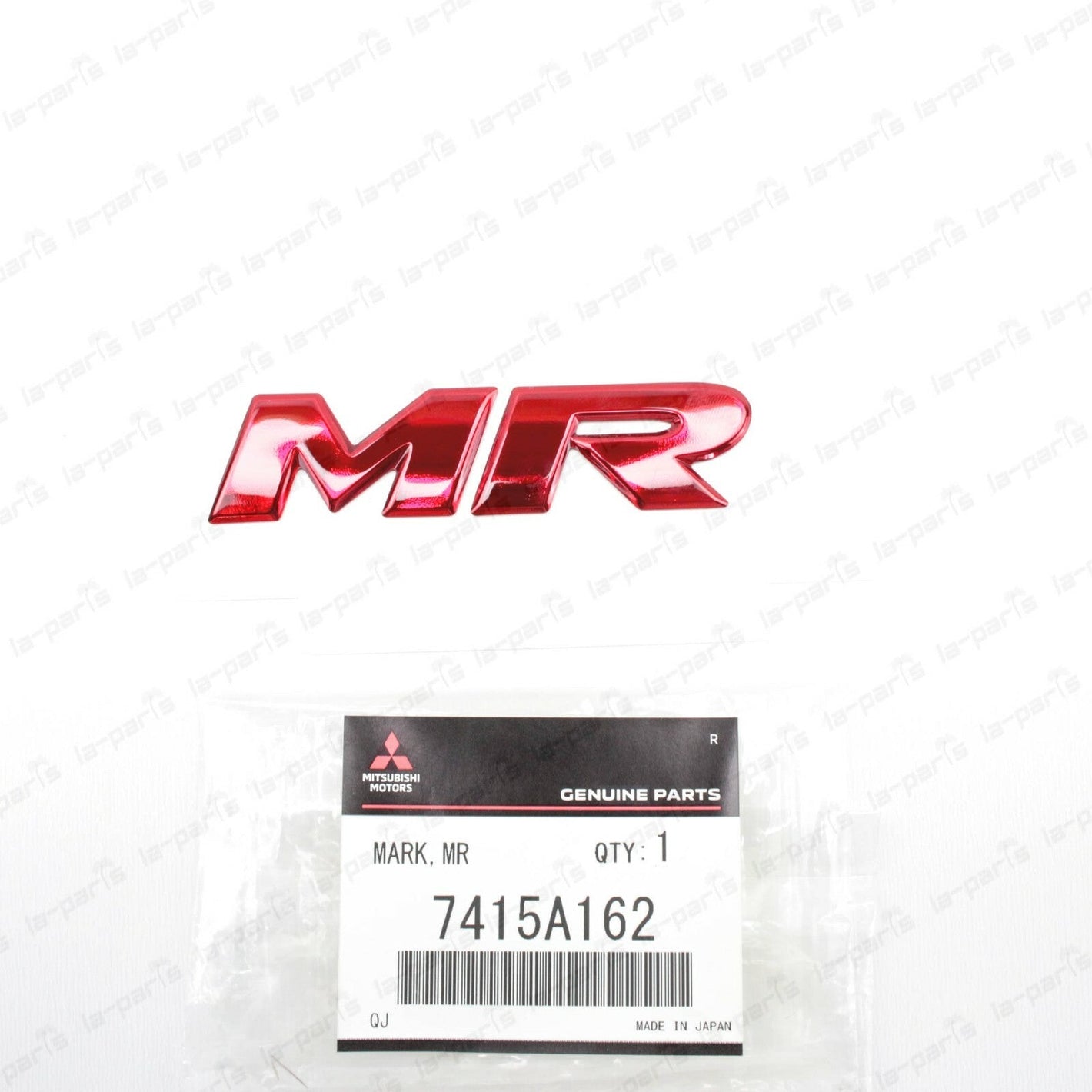 New Genuine Mitsubishi Evolution MR Emblem Rear Badge 7415A162