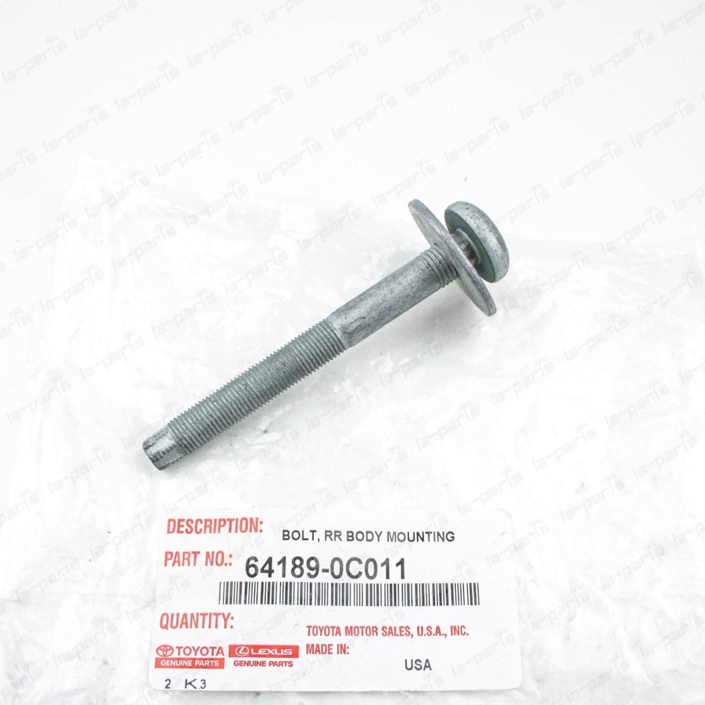 Genuine OEM 05-20 Tacoma 00-20 Tundra Truck Bed Floor Mounting Bolt QTY: 1