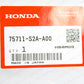 New Genuine OEM Honda 00-09 S2000 AP1 AP2 Side Fender Black Emblems "S 2000"