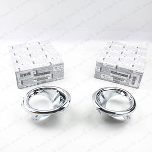 New Genuine Infiniti 11-13 QX56 14-15 QX80 Chrome Fog Light Bezels Left & Right