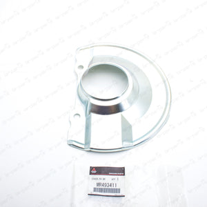 Genuine OEM Mitsubishi 02-07 Lancer Outlander FR LH Brake Dust Shield MR493411