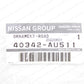 NEW GENUINE NISSAN MAXIMA MURANO ROGUE SENTRA WHEEL CENTER CAP COVER 40342-AU511